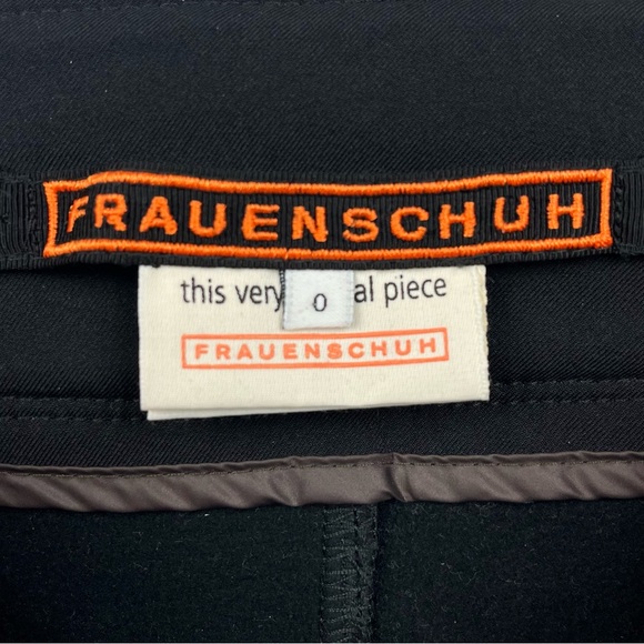 FRAUENSCHUH Kadira Austrian Stirrup Ski Pants Black/Charcoal Stripe Sz US XS/4 - Picture 6 of 16